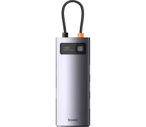 Купить - кардридер  Хаб-адаптер Baseus 4in1 Type-C/USB3.0*4 (WKWG070013) серый