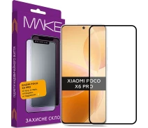 Купить - аксессуар к смартфону  Защитное стекло MAKE FC FG черное для Poco X6 Pro