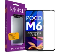 Купить - аксессуар к смартфону  Защитное стекло MAKE FC FG черное для Poco M6 Pro