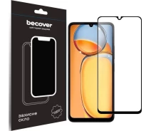 Купить - аксессуар к смартфону  Защитное стекло BeCover черное(710491)для Xiaomi Redmi 13C/Poco C65