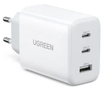 Купить - смартфон и телефон  Зарядное устройство UGREEN CD275 U+2C 65W Fast Charger бел.