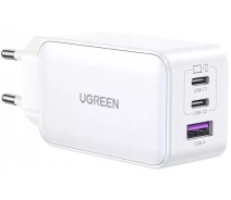 Купить - смартфон и телефон  Зарядное устройство UGREEN CD244 U+2C 65W GaN FC бел.