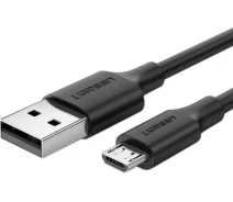 Купить - аксессуар к смартфону  Кабель UGREEN US289 USB to MicroUSB 2A 1,5m черный