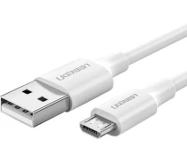 Купить - смартфон и телефон  Кабель UGREEN US289 USB to MicroUSB 2A 1m белый