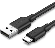 Купить - смартфон и телефон  Кабель UGREEN US287 USB to Type-C 3A 1,5m черный