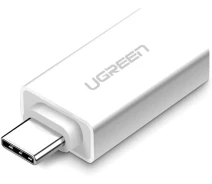 Купить - адаптер и кабель  Адаптер UGREEN US173 OTG Type-C/USB-A 3.0 (30555) белый