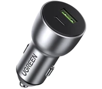 Купить - аксессуар к смартфону  Автом. зарядное устройство UGREEN CD213 С+U 52.5W Car Charger серый