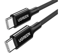 Купить - смартфон и телефон  Кабель UGREEN US557 Type-C toType-C 100W 5A 1m черн.