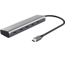 Купить - кардридер  Адаптер Trust Halyx 5-Port USB-C Hub (25136)