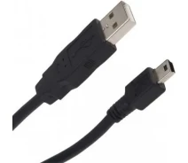 Купить - адаптер и кабель  Кабель PowerPlant USB 2.0 AM - Mini, 0.5м KD00AS1219