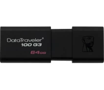 Купить - флешку  Флеш-память USB Kingston DT100 G3 64GB USB 3.0 (DT100G3/64GB)