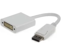 Купить - адаптер и кабель  Адаптер Cablexpert DisplayPort-DVI (A-DPM-DVIF-002-W)