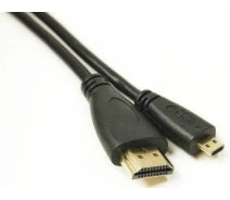 Купить - адаптер и кабель  Кабель PowerPlant HDMI - micro HDMI, 2м, позолоченные коннекторы, 1.4V