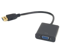 Купить - адаптер и кабель   -переходник PowerPlant USB 3.0 M - VGA F