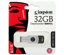 Купить - флешку  Флеш-память USB Kingston DT SWIVL 32GB USB3.0 (DTSWIVL/32GB)