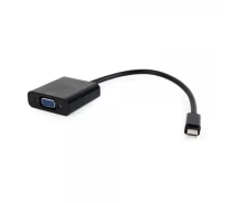 Купить - адаптер и кабель  Адаптер-преобразователь Cablexpert Mini DisplayPort в VGA (A-mDPM-VGAF-02)