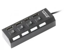 Купить - кардридер  Gembird USB 2.0 UHB-U2P4-02 (4 ports)