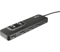 Купить - кардридер  USB2.0 Trust Oila (7 ports) (20576)