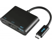 Купить - планшет  адаптер USB Type C - HDMI/Type C/USB 3.1 AM Trust Multiport Adapter (21260)