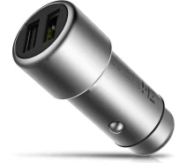 Купить - смартфон и телефон  Автомобильное зарядное устройство ZMI 18W QC3.0 Fast Car Charger (2USB, 3A) Silver (AP821) 