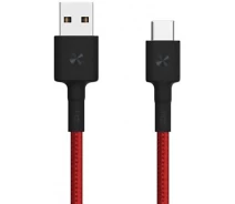 Купить - аксессуар к смартфону  ZMI Type-C Braided Cable 2m Red (AL431)