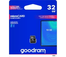 Купить - планшет  Карта памяти Goodram microSDHC 32GB UHS-I class 10 (M1A0-0320R12)