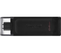 Купить - флешку  Флеш-память USB Kingston DataTraveler 70 64GB USB Type-C (DT70/64GB)