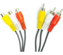 Купить - адаптер и кабель  Кабель PowerPlant 3*RCA (M) - 3*RCA (F), 1 м (CA912049)