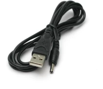 Купить - адаптер и кабель  Кабель PowerPlant 2.0 USB AM – DC 3.5 1 м (KD00AS1261)