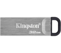 Купить - флешку  Флеш-память Kingston DT Kyson 32GB USB 3.2 Silver/Black (DTKN/32GB) 