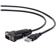 Купить - адаптер и кабель  Кабель Cablexpert USB А-папа/DB9M (serial port), 1.5м (UAS-DB9M-02)