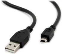 Купить - адаптер и кабель  Кабель Cablexpert mini USB2.0, A-папа/mini USB 5-пин, 1,8м (CCP-USB2-AM5P-6)