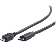 Купить - аксессуар к смартфону  Кабель Cablexpert USB 2.0 Micro BM-папа/C-папа, 1м (CCP-USB2-mBMCM-1M)