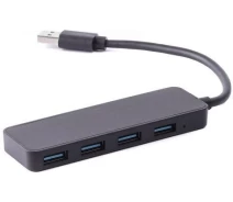 Купить - кардридер  Концентратор USB3.2 Gen1 Cablexpert (A-AMU3-4P-01)