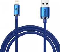 Купить - аксессуар к смартфону  Кабель Baseus USB to Lightning 2.4A 1.2m (CAJY000003) синий