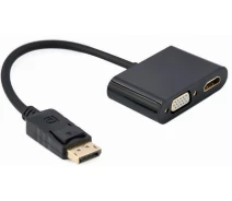 Купить - смартфон и телефон  Адаптер-переходник DisplayPort на HDMI/VGA (A-DPM-HDMIFVGAF-01)