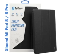 Купить - чехол  Чехол-книжка Soft Edge BeCover с креплением для стилуса для Xiaomi Mi Pad 5/5 Pro Black (708361)