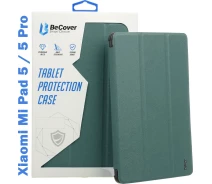 Купить - чехол  Чехол-книжка Soft Edge BeCover с креплением для стилуса для Xiaomi Mi Pad 5/5 Pro Dark Green (708363)