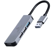 Купить - кардридер  Концентратор USB2.0/USB3.2 Gen1 Cablexpert (UHB-U3P1U2P3-01)