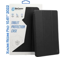 Купить - чехол  Чехол-книжка BeCover Smart Case для Xiaomi Redmi Pad 10.61" 2022 Black (708722)