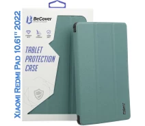 Купить - чехол  Чехол-книжка BeCover Smart Case для Xiaomi Redmi Pad 10.61" 2022 Dark Green (708724)