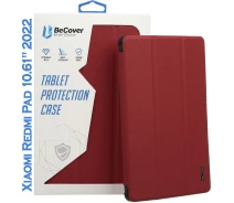 Купить - чехол  Чехол-книжка BeCover Smart Case для Xiaomi Redmi Pad 10.61" 2022 Red Wine (708729)