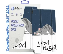 Купить - чехол  Чехол-книжка BeCover Smart Case для Xiaomi Redmi Pad 10.61" 2022 Good Night (708733)