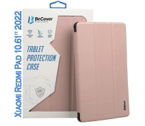 Купить - аксессуар для планшета и электронной книги  Чехол-книга Soft Edge BeCover для Xiaomi Redmi Pad 10.61" 2022 Rose Gold (708746)