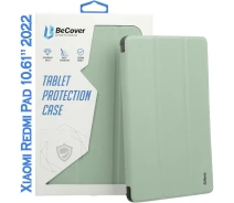 Купить - чехол  Чехол-книга Soft Edge BeCover для Xiaomi Redmi Pad 10.61" 2022 Green (708748)