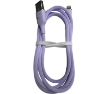 Купить - адаптер и кабель  Кабель Romoss CB1224 USB-Lightning 5V2.4A 1m (CB1224-621-834H)фиолетовый