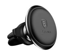 Купить - автомобильный держатель  Автомобильный держатель телефона Baseus Magnetic Air Vent, Black (SUGX-A01)