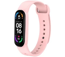 Купить - аксессуар к смарт-чсасам  Ремешок для Xiaomi Band 6 Cherry blossom pink