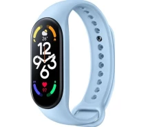 Купить - аксессуар к смарт-чсасам  Ремешок Xiaomi Smart Band 7 Strap Blue (голубой)