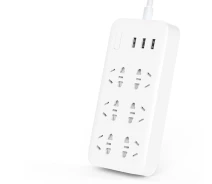 Купить - сетевой фильтр  Сетевой фильтр Xiaomi Mi Power Strip (6 розеток + 3 USB-port) White